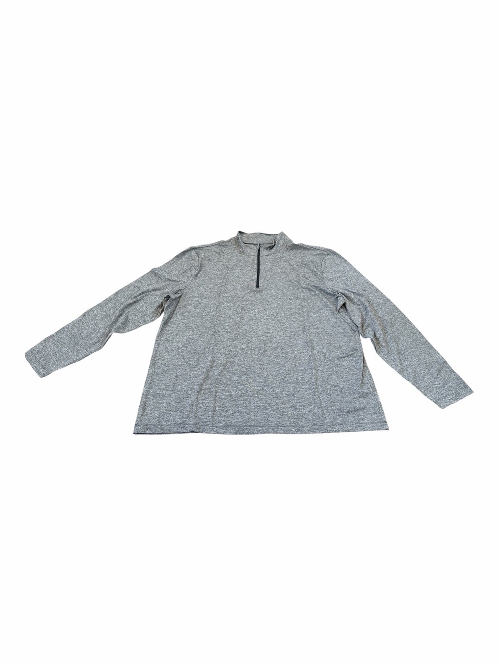Gap Mens Performance Gapfit Shirt Size XXL 1/4 Zip T-shirt Grey NEW